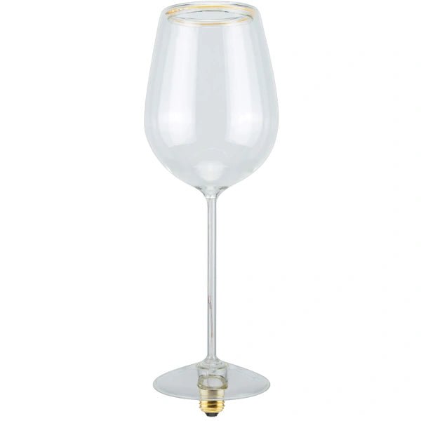 VerlichtWonen LED Floating rodewijnglas helder | E27 | 5 W (42 W) | 500 lm | 2.200 K - VerlichtWonen