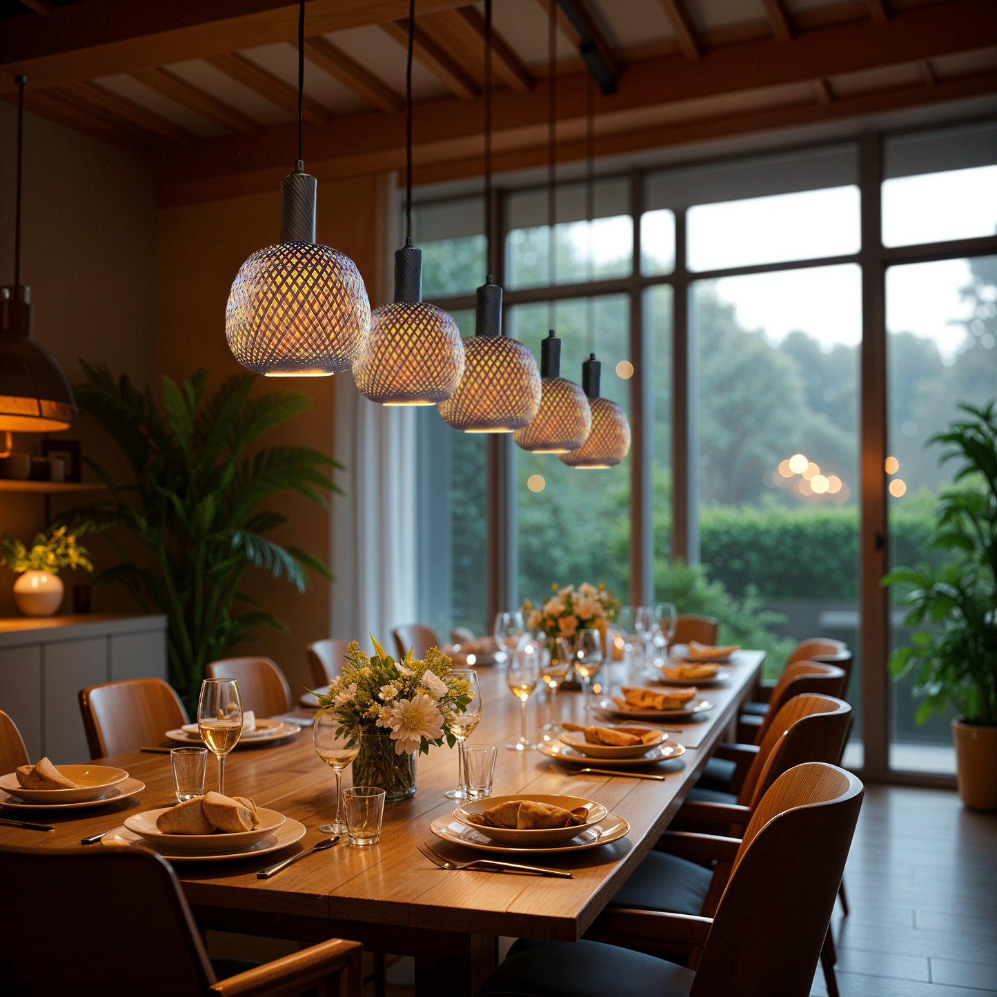 LED Floating Globe 180 Bronze Bamboo 18cm 5 W | 270 lm | 2200 K | CRI +90