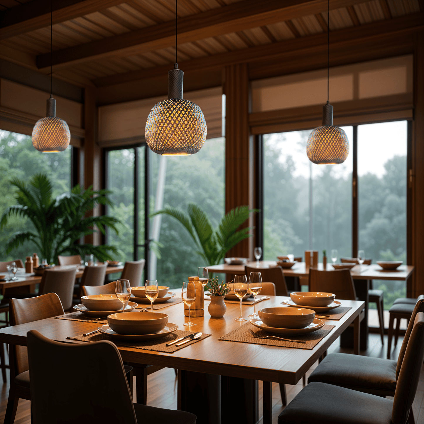 LED Floating Globe 180 Bronze Bamboo 18cm 5 W | 270 lm | 2200 K | CRI +90 - VerlichtWonen