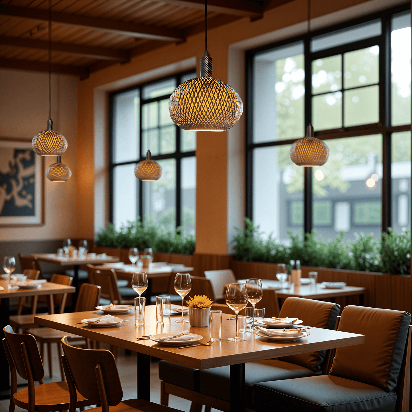 LED Floating Oval 300 Bronze Bamboo 30cm 6 W | 330 lm | 2200 K | CRI +90 - VerlichtWonen