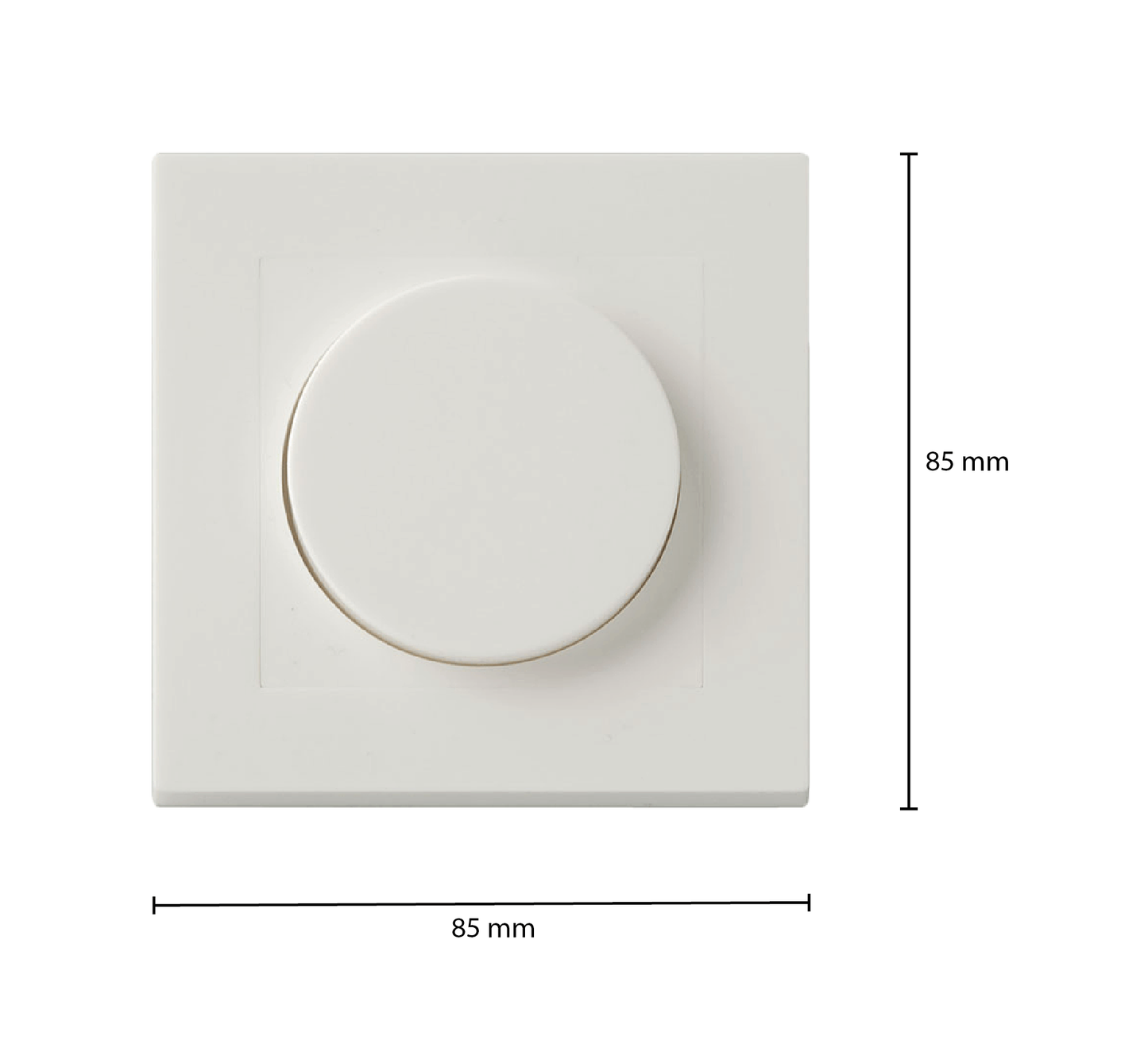 AFDEKRAAM VOOR ENKELE DIMMER