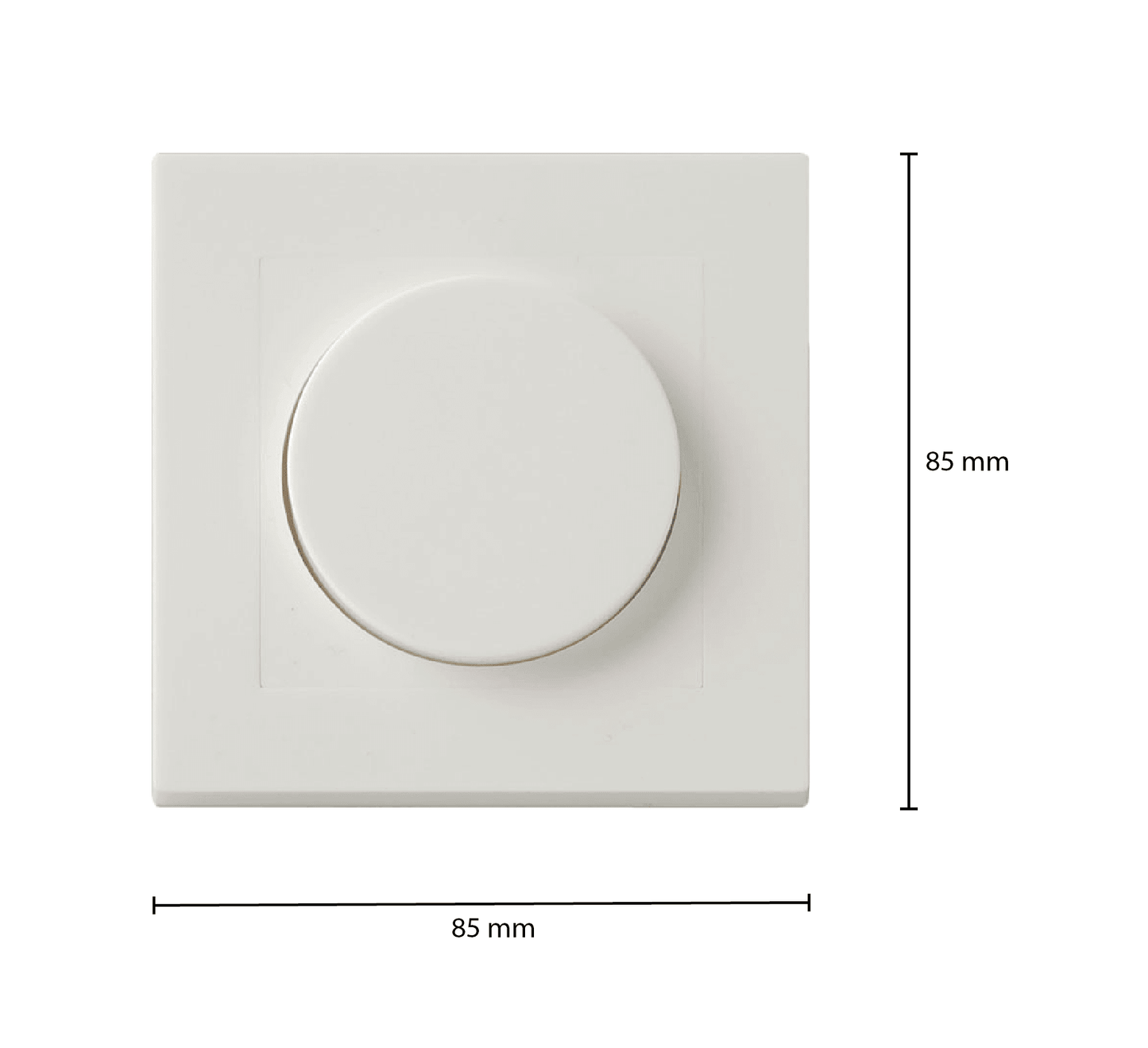 AFDEKRAAM VOOR ENKELE DIMMER - VerlichtWonen