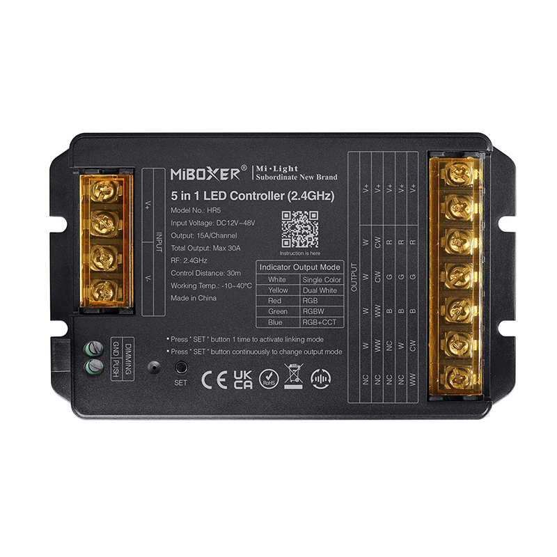 MI - LIGHT LEDSTRIP CONTROLLER 5 in 1 - VerlichtWonen