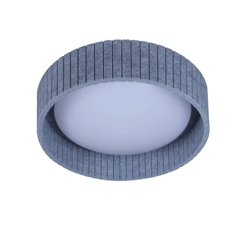 VerlichtWonen Plafondlamp Design CIrculair Blue Vilt