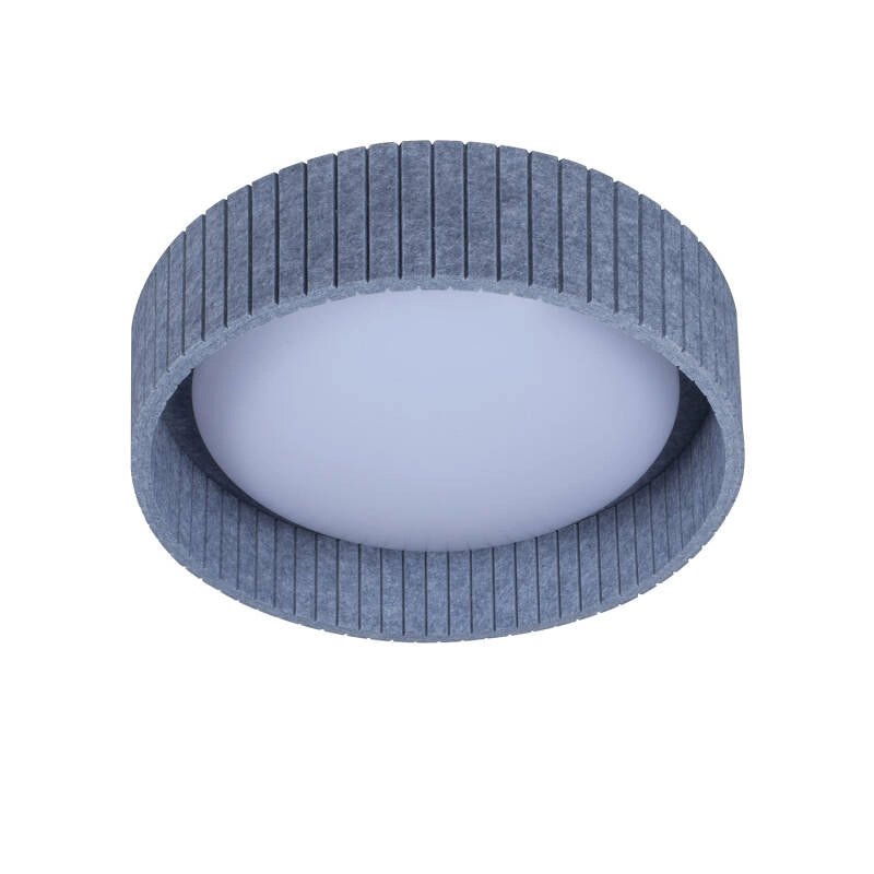 VerlichtWonen Plafondlamp Design CIrculair Blue Vilt - VerlichtWonen