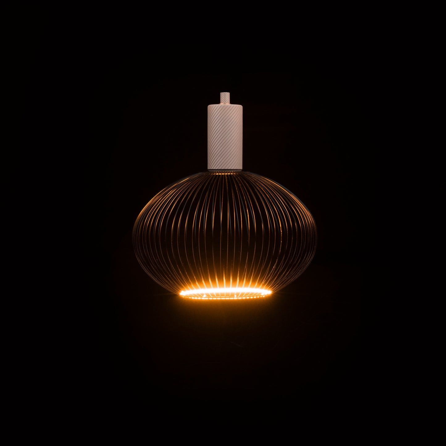 LED Floating Oval 300 Black Metal 30cm 6 W | 330 lm | 2200 K | CRI +90