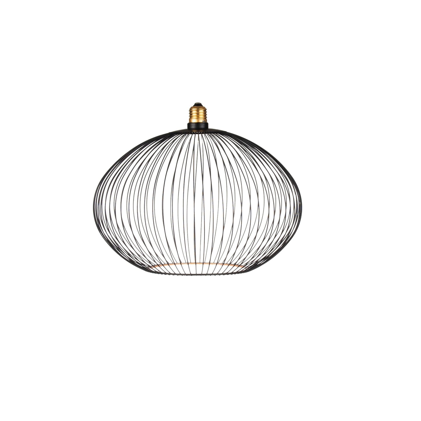 LED Floating Oval 300 Black Metal 30cm 6 W | 330 lm | 2200 K | CRI +90 - VerlichtWonen