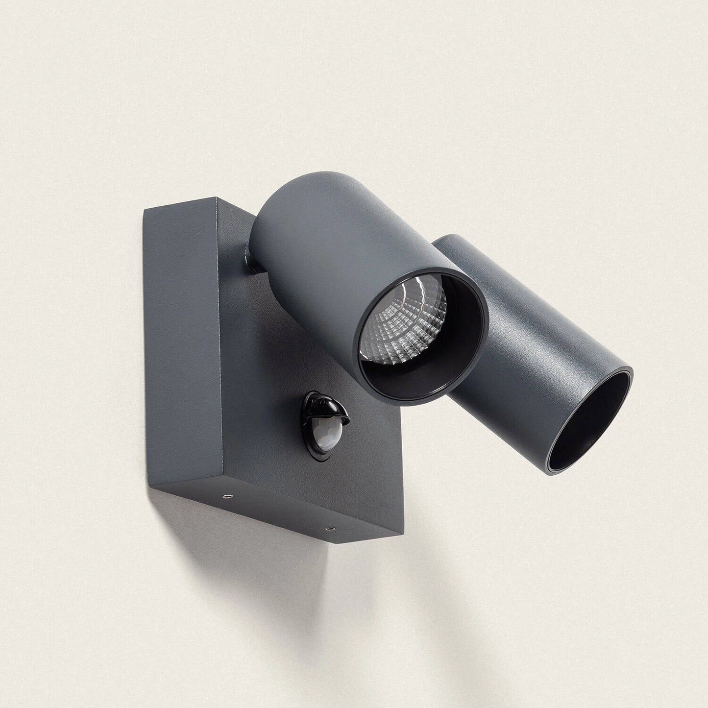 VerlichtWonen Wandlamp Outdoor Twee Spots met sensor Kyra - VerlichtWonen