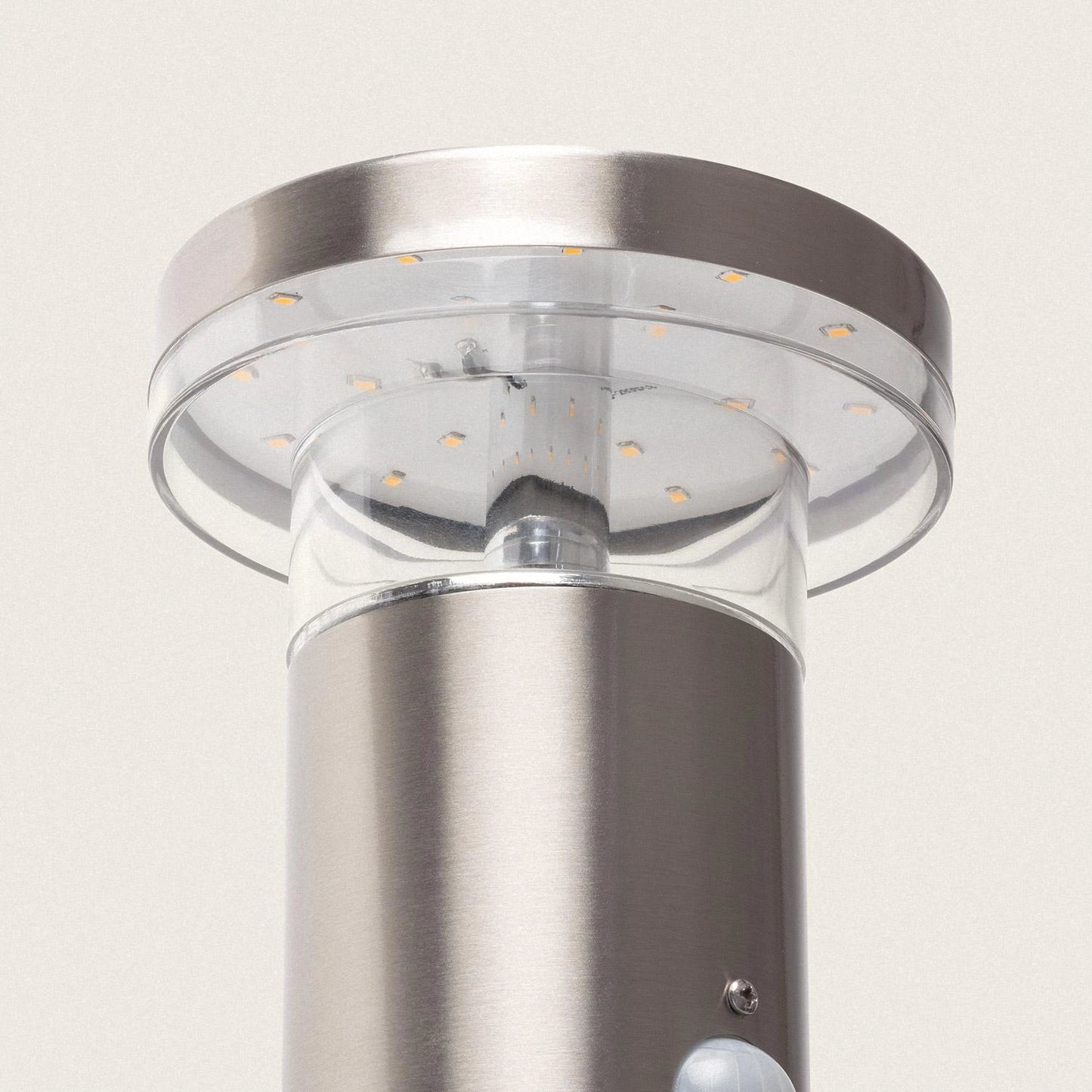 VerlichtWonen Wandlamp Outdoor Solar LED Aluminium met Bewegingssensor Biot
