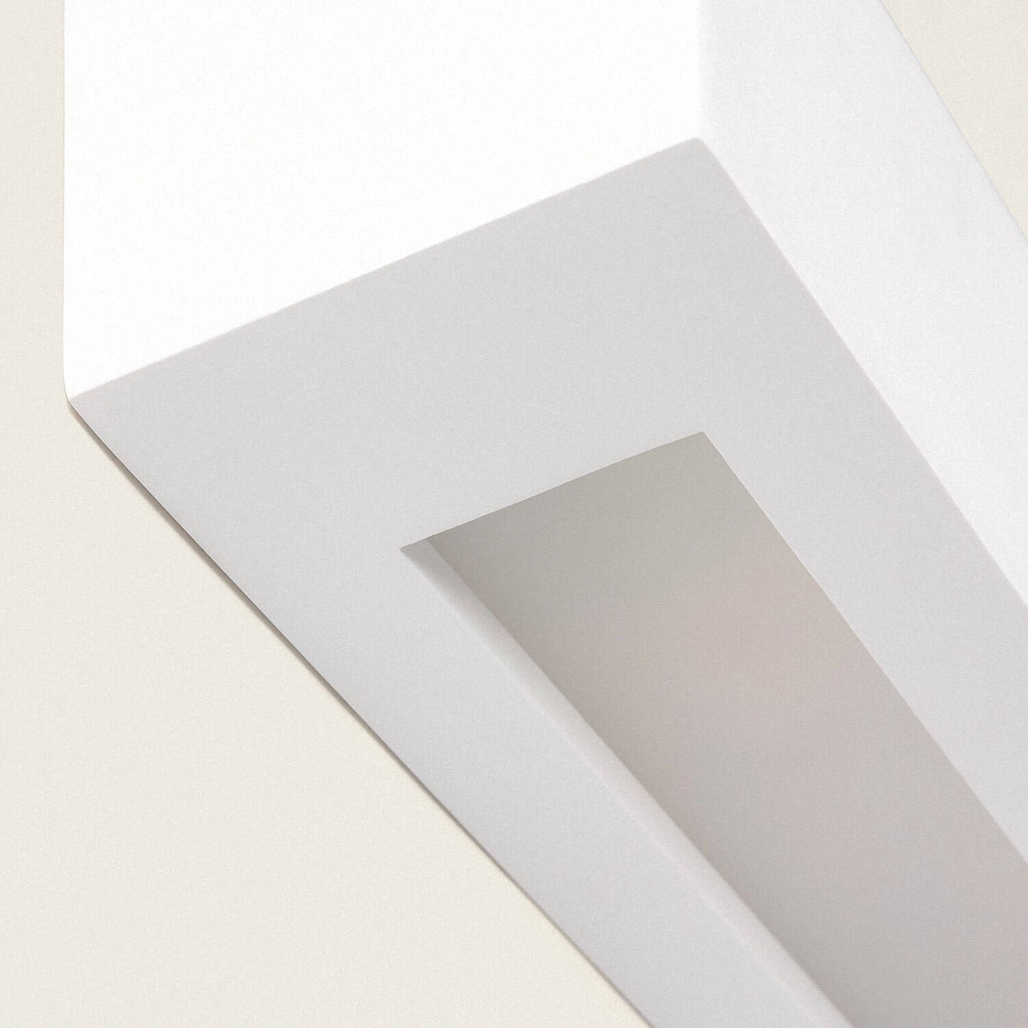 VerlichtWonen Wandlamp van Gips Rodney - VerlichtWonen