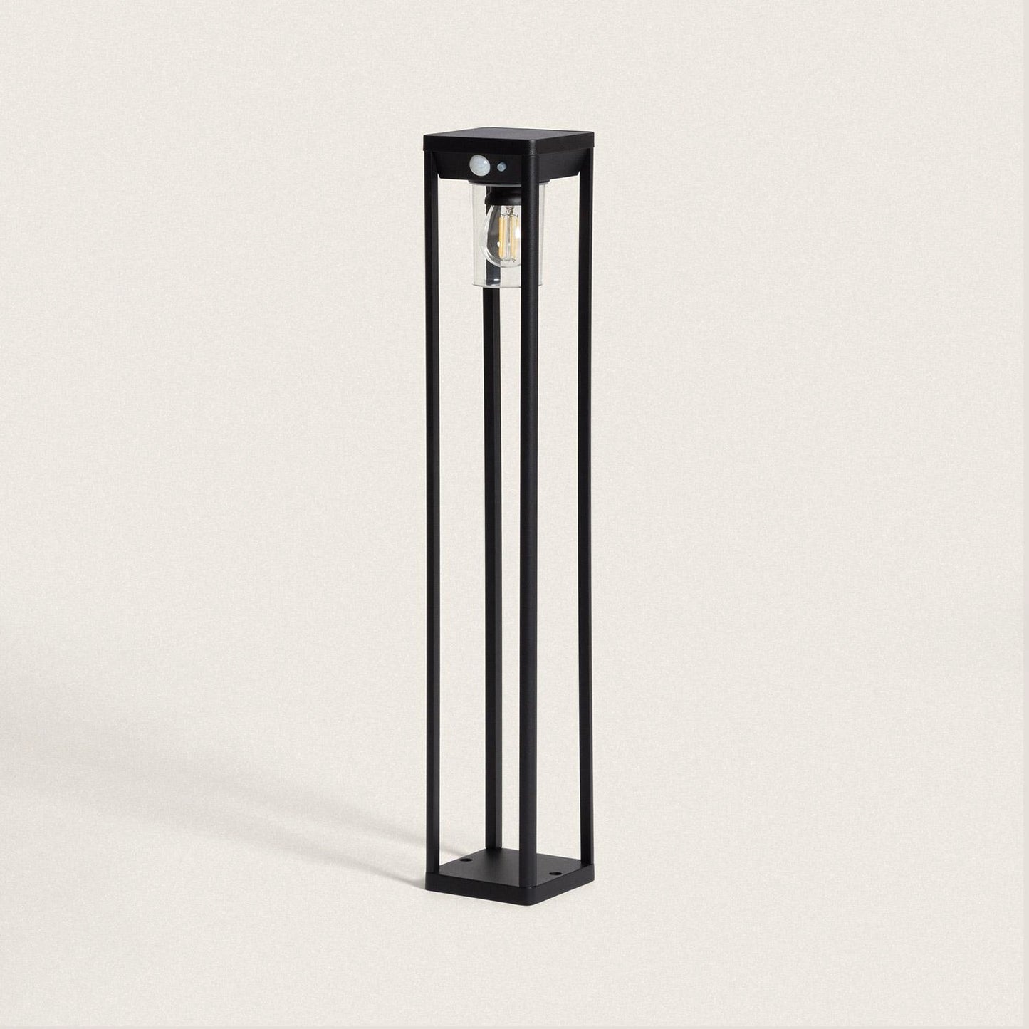 VerlichtWonen Outdoor Solar LED 2W 60cm Aluminium met Bewegingssensor Fréjus - VerlichtWonen