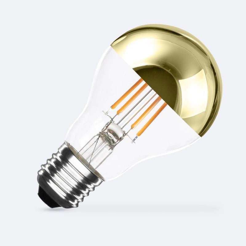 LED Lamp Filament E27 6W 600 lm A60 Goud Reflect - VerlichtWonen