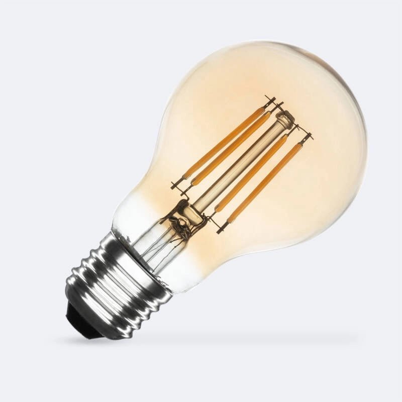 LED Lamp E27 6W 540 lm Dimbaar A60 Gold - VerlichtWonen