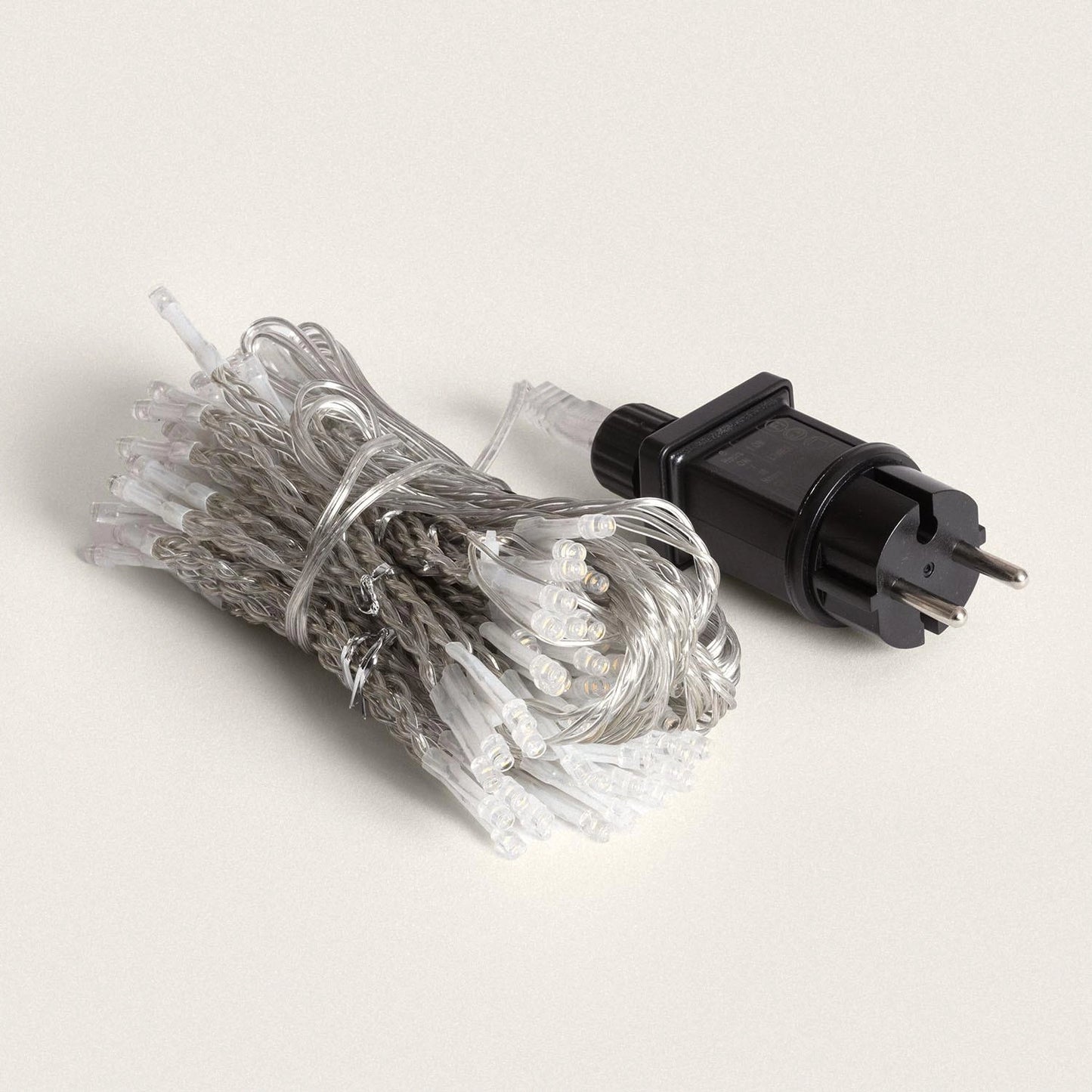 VerlichtWonen 3m Transparante LED Gordijn lichtslinger Tafalla - VerlichtWonen