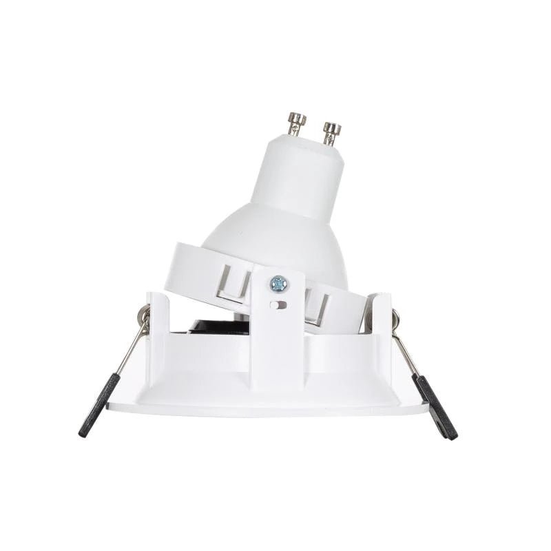 Downlight konische GU10 6W zaagmaat Ø 75 mm PC Galvanized - VerlichtWonen