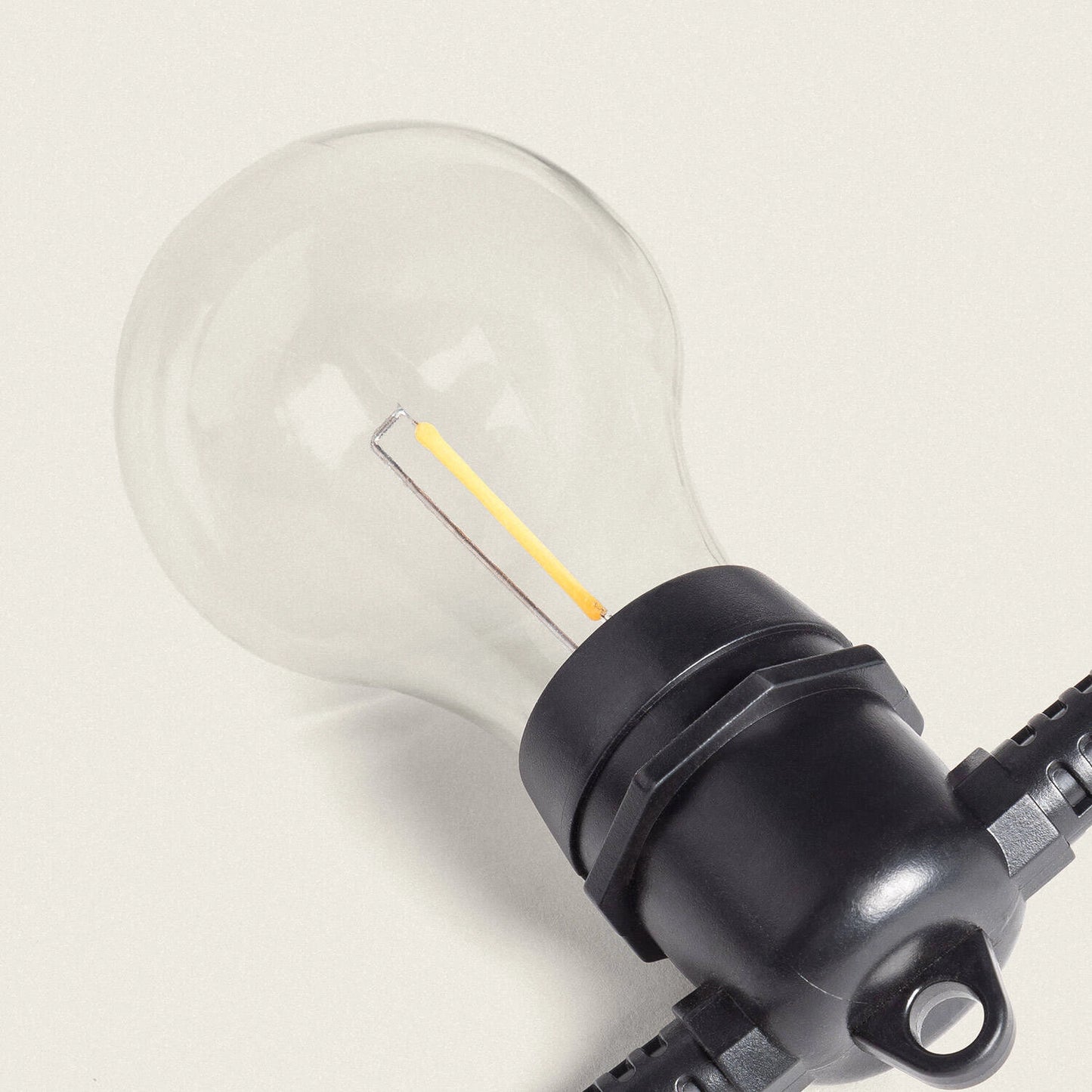 VerlichtWonen Lichtslinger Outdoor 10m Zwart Incl. Led Lampen E27 24V Alhambra - VerlichtWonen