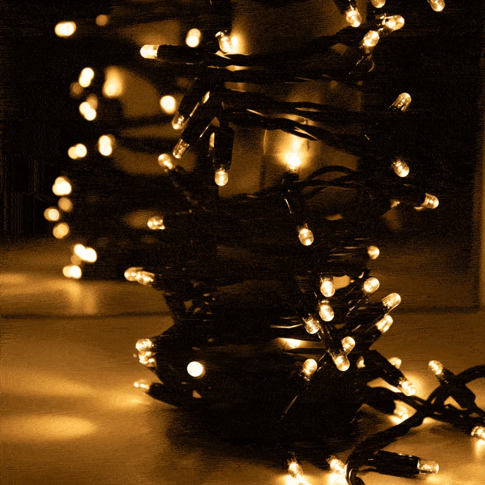 Kerstverlichting - warm licht met twinkel - vanaf 10 meter