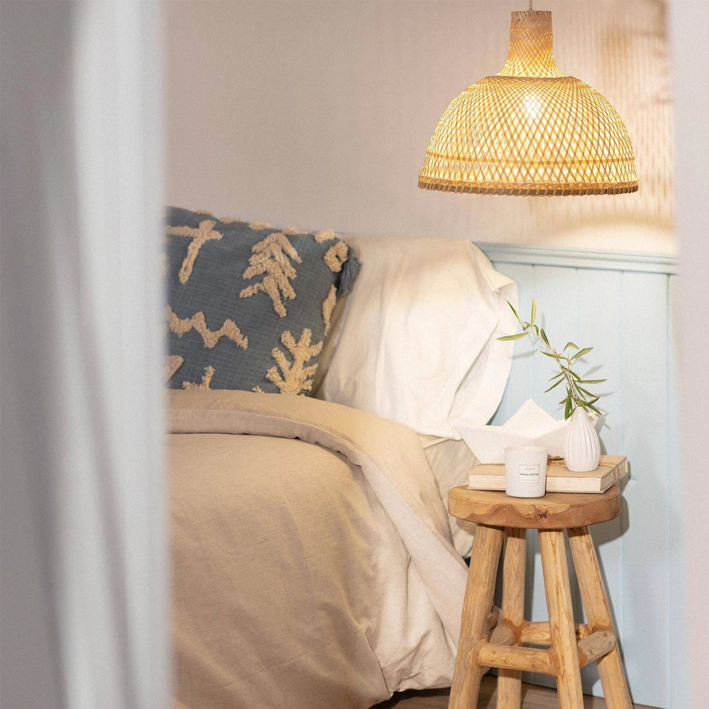 Hanglamp Bamboe Hanio - VerlichtWonen