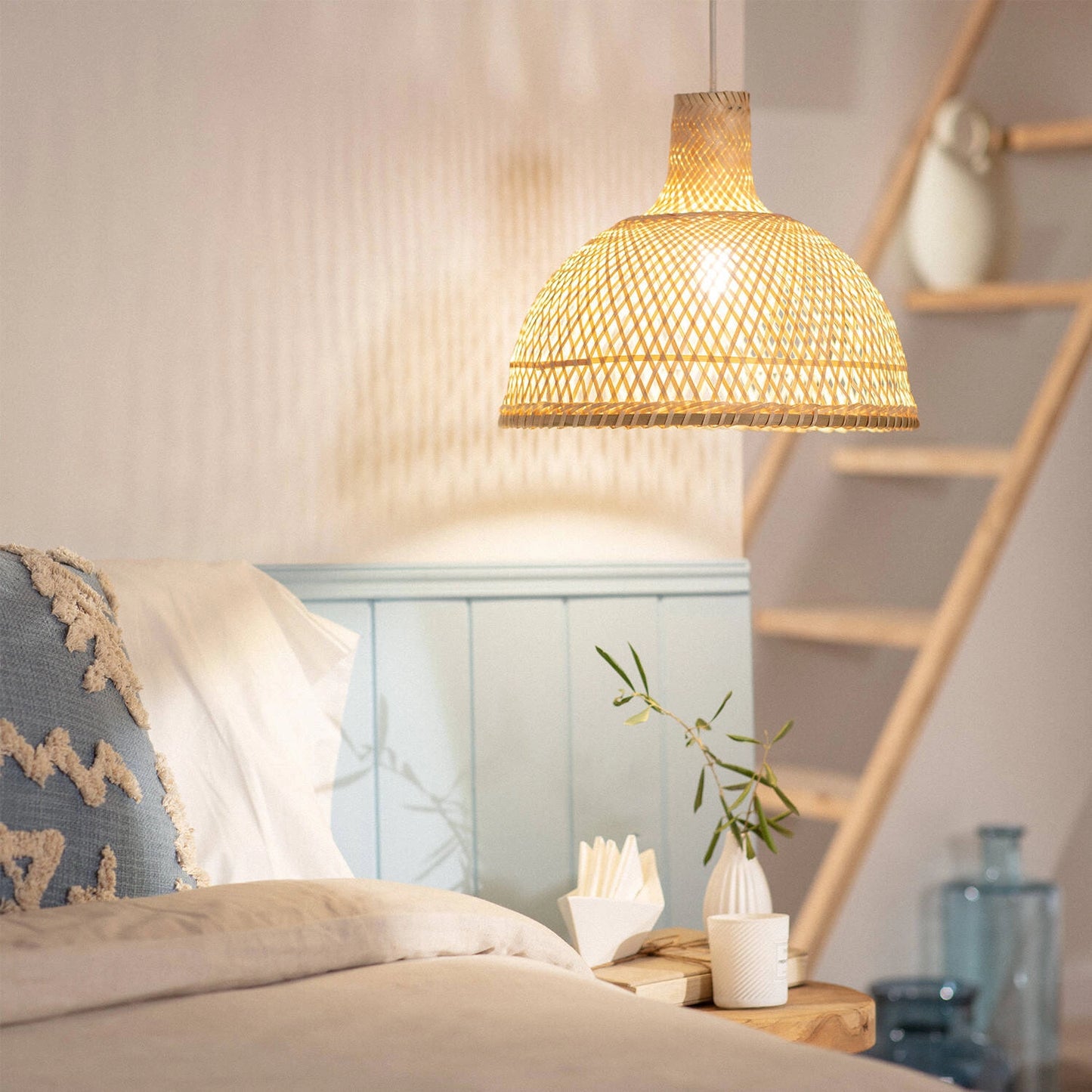 Hanglamp Bamboe Hanio - VerlichtWonen