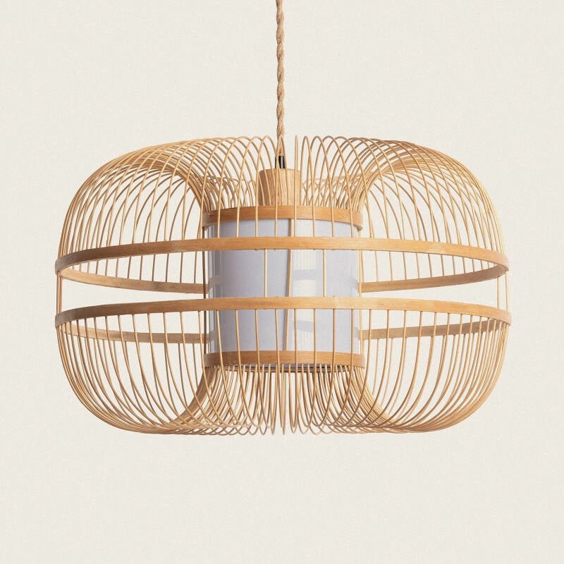 VerlichtWonen Hanglamp Bamboe Ofelia - VerlichtWonen