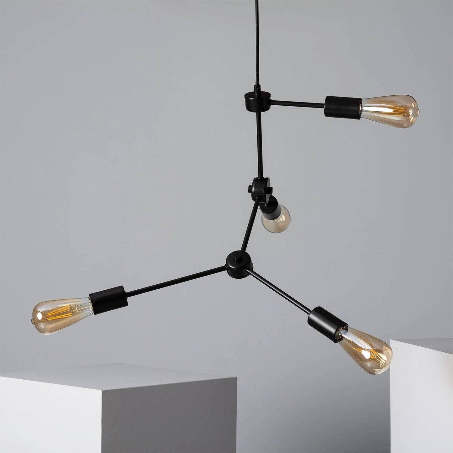 VerlichtWonen Hanglamp Metaal Molecuul
