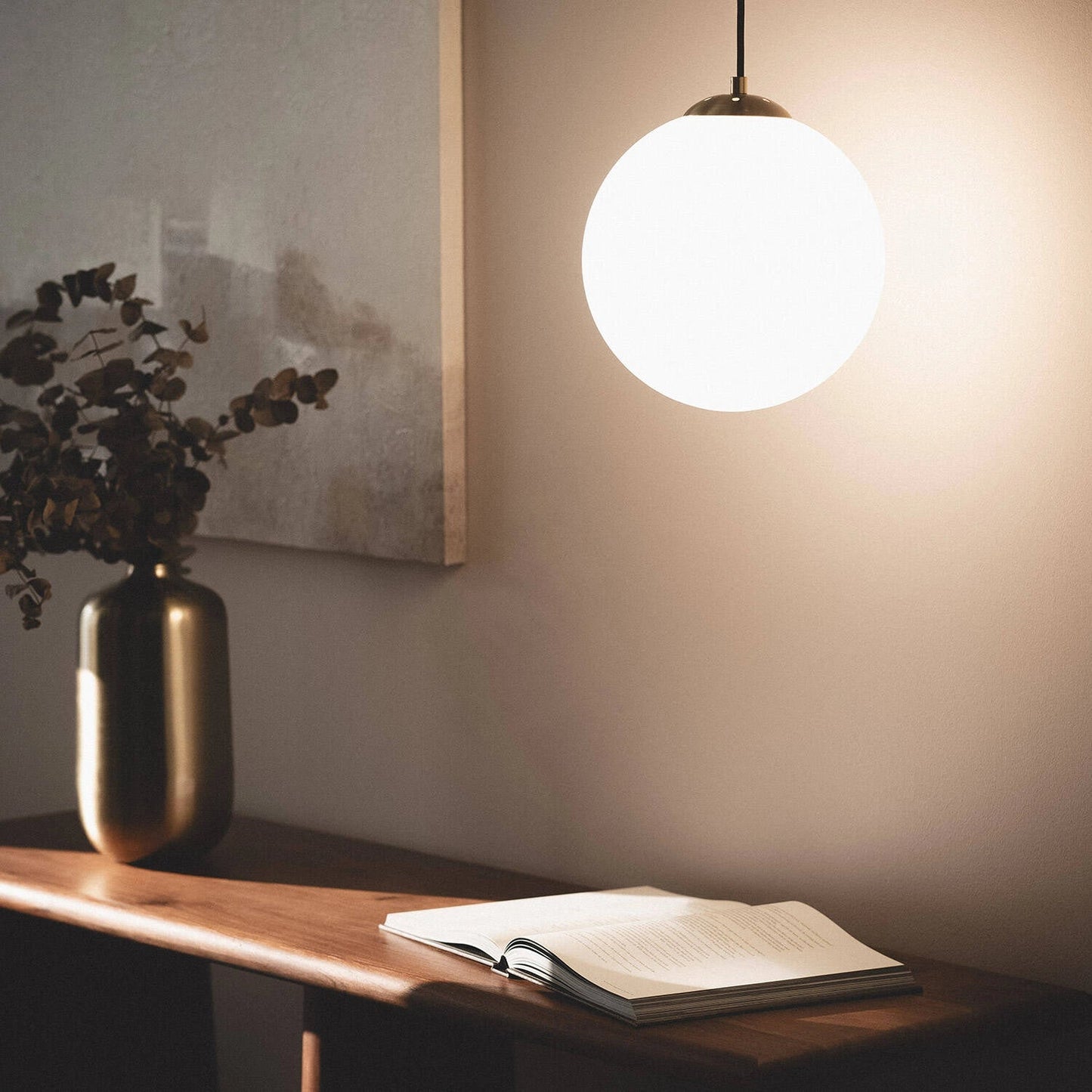 Hanglamp van Metaal en Glas Boony - VerlichtWonen