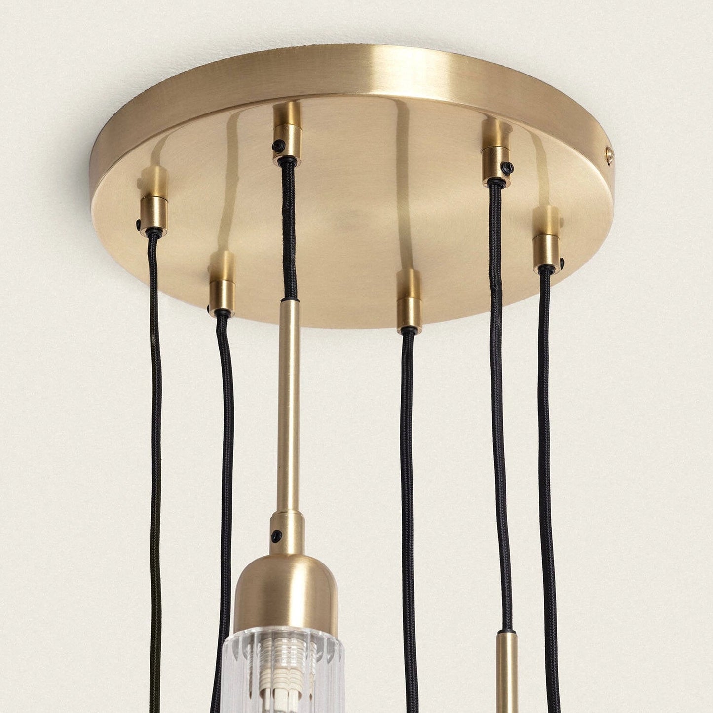 Hanglamp Metaal en Glas Iris - VerlichtWonen