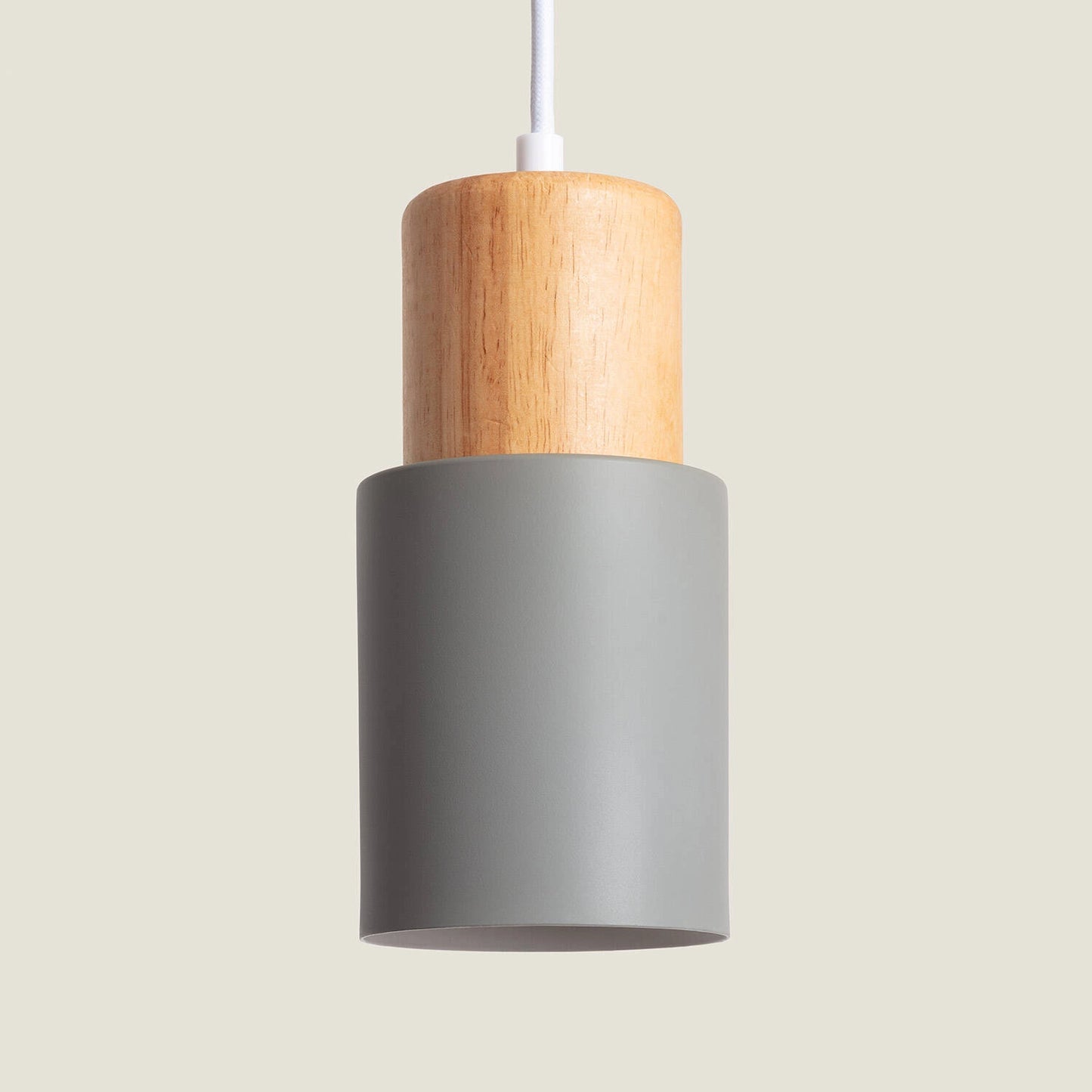 VerlichtWonen Hanglamp Metaal en Hout Kiddy - VerlichtWonen