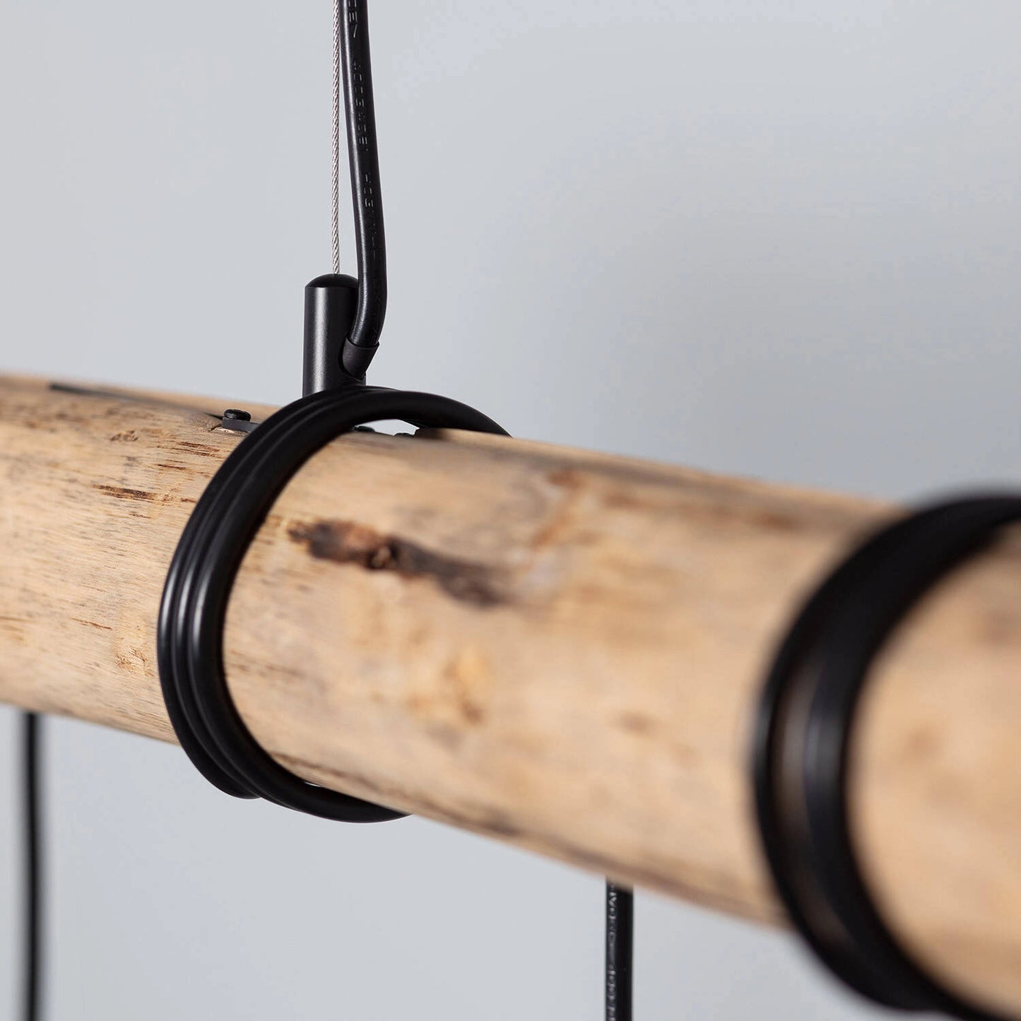 VerlichtWonen Hanglamp Hout en Metaal Yaris