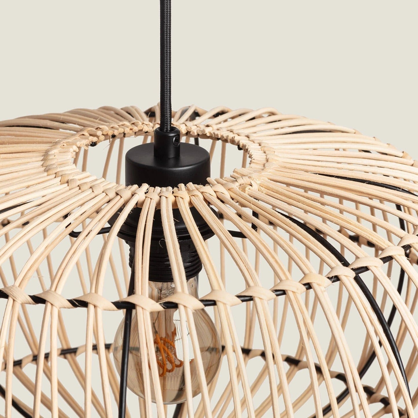 VerlichtWonen Hanglamp Rotan Arawa Viringo - VerlichtWonen