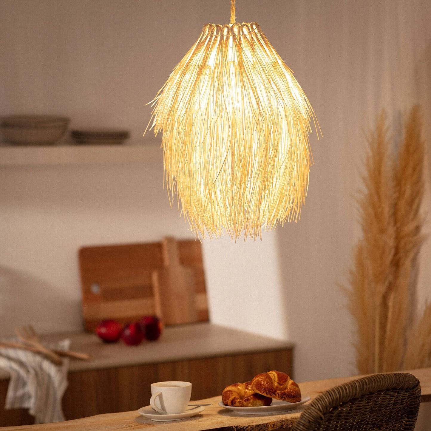 VerlichtWonen Hanglamp Rotan Kathmandu