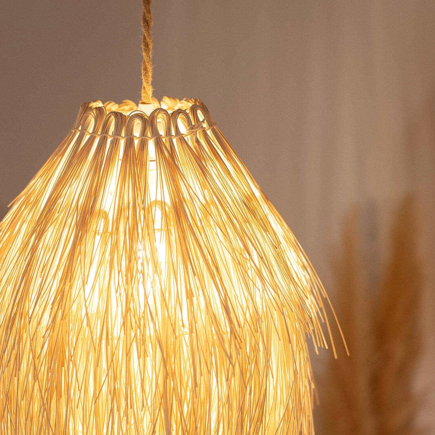 VerlichtWonen Hanglamp Rotan Kathmandu