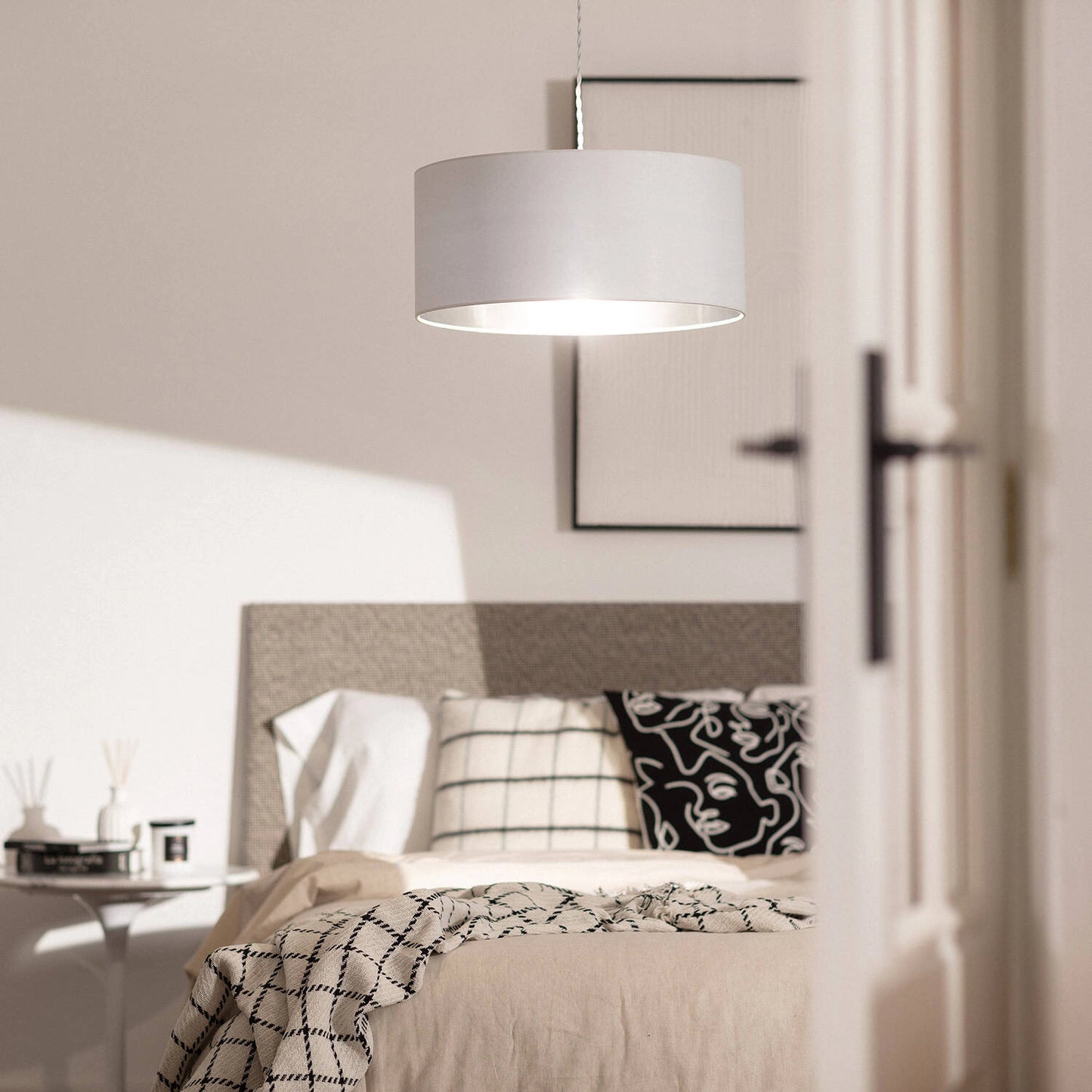 VerlichtWonen Hanglamp Textiel Reflect - VerlichtWonen
