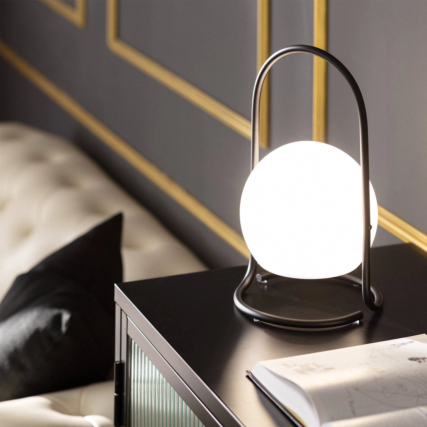 VerlichtWonen Tafellamp Outdoor LED Metaal met USB oplaadbaar Duisburg