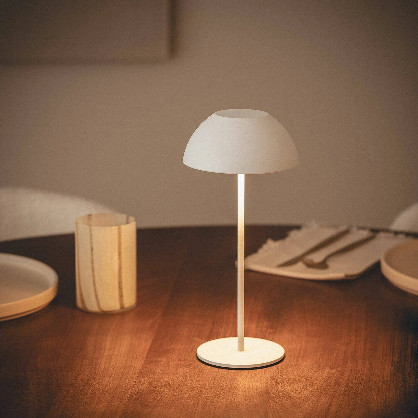 VerlichtWonen Tafellamp LED 2W Draagbaar Oplaadbaar USB Coburg - VerlichtWonen