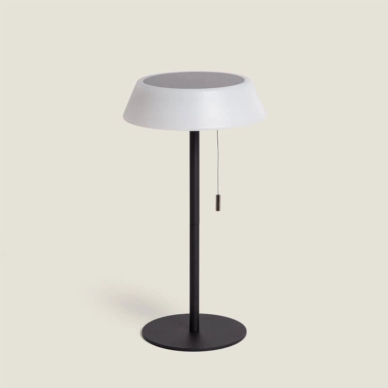 VerlichtWonen Unieke Tafellamp Solar en USB Outdoor Metaal Darmstadt - VerlichtWonen