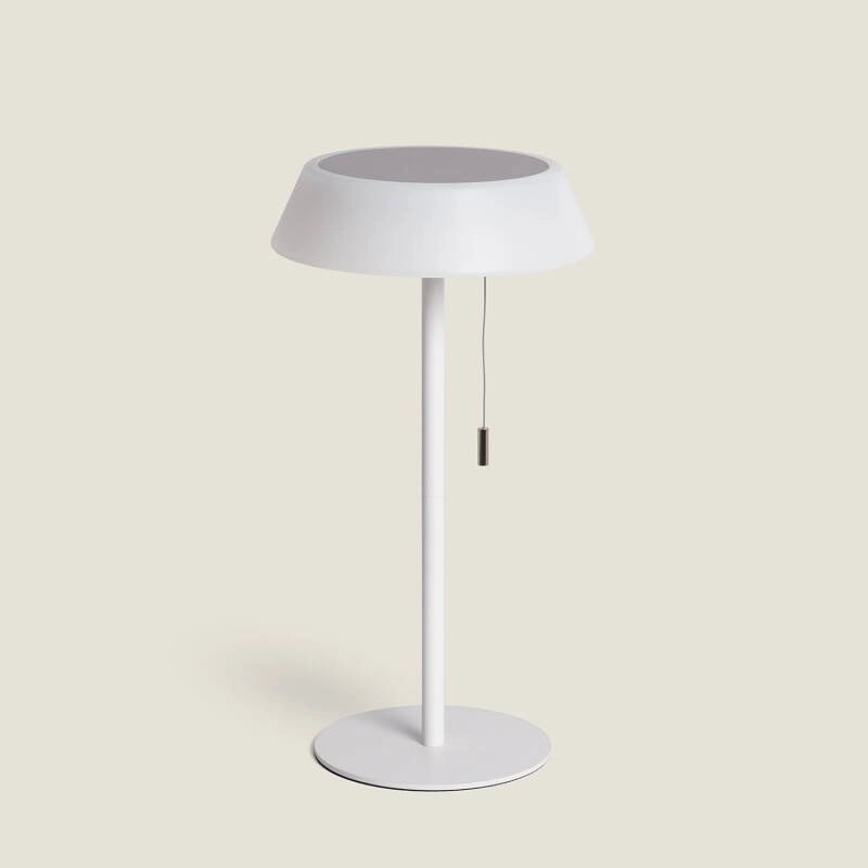 VerlichtWonen Unieke Tafellamp Solar en USB Outdoor Metaal Darmstadt - VerlichtWonen