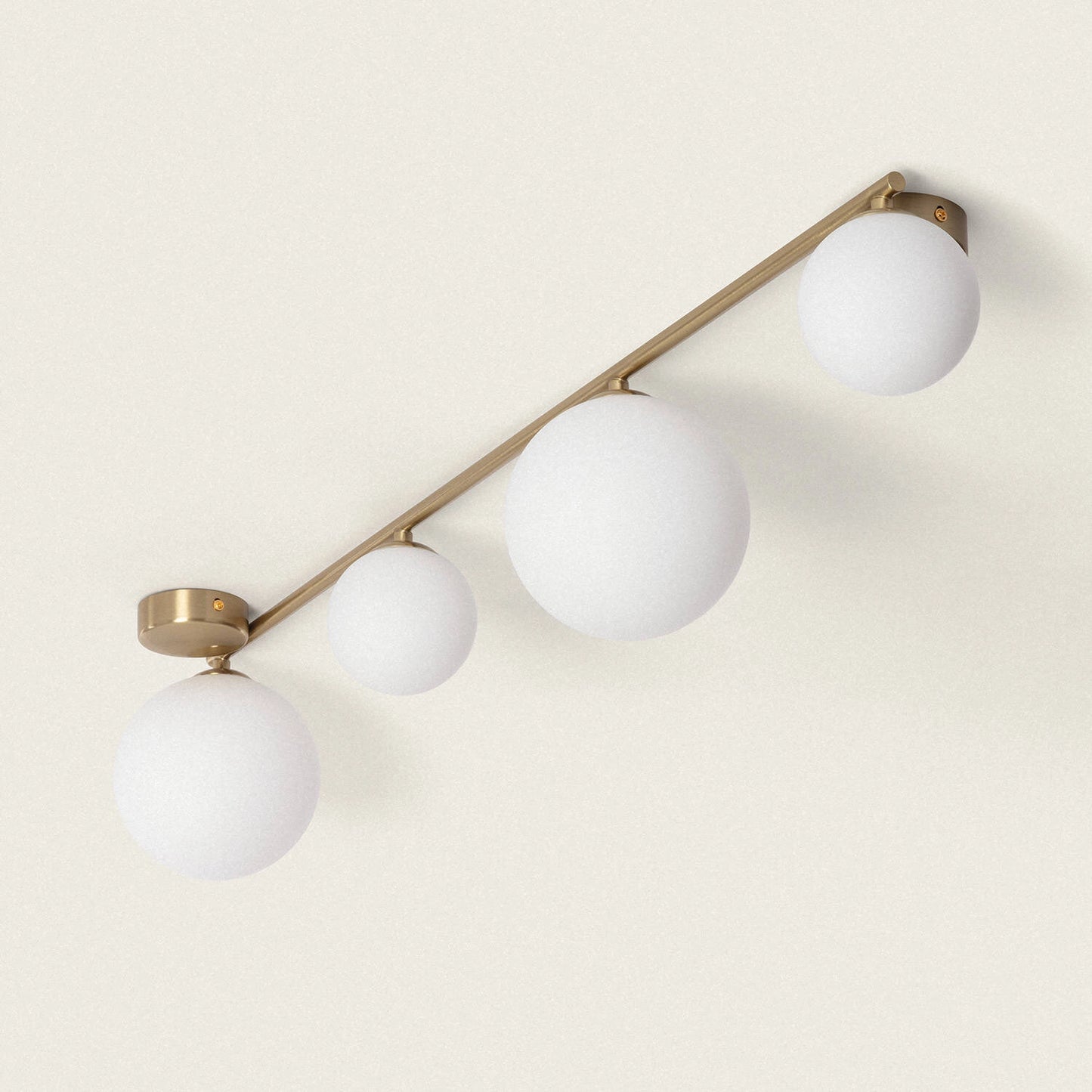 VerlichtWonen Hanglamp Metaal en Glas Moonlight met 4 Spots