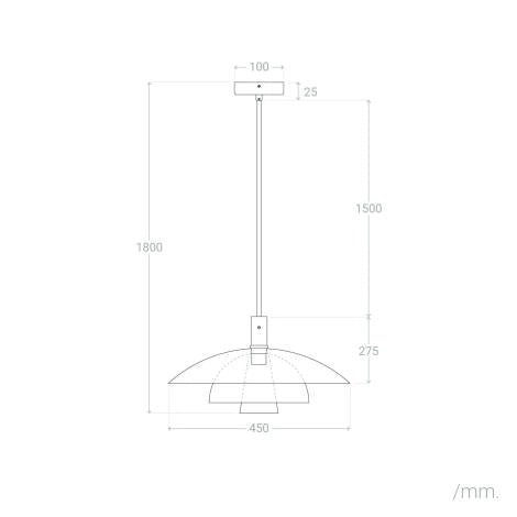 VerlichtWonen Hanglamp van Glas Dolly - VerlichtWonen