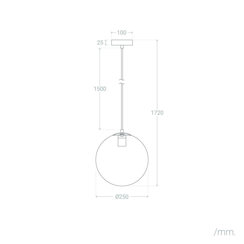 Hanglamp van Metaal en Glas Boony - VerlichtWonen