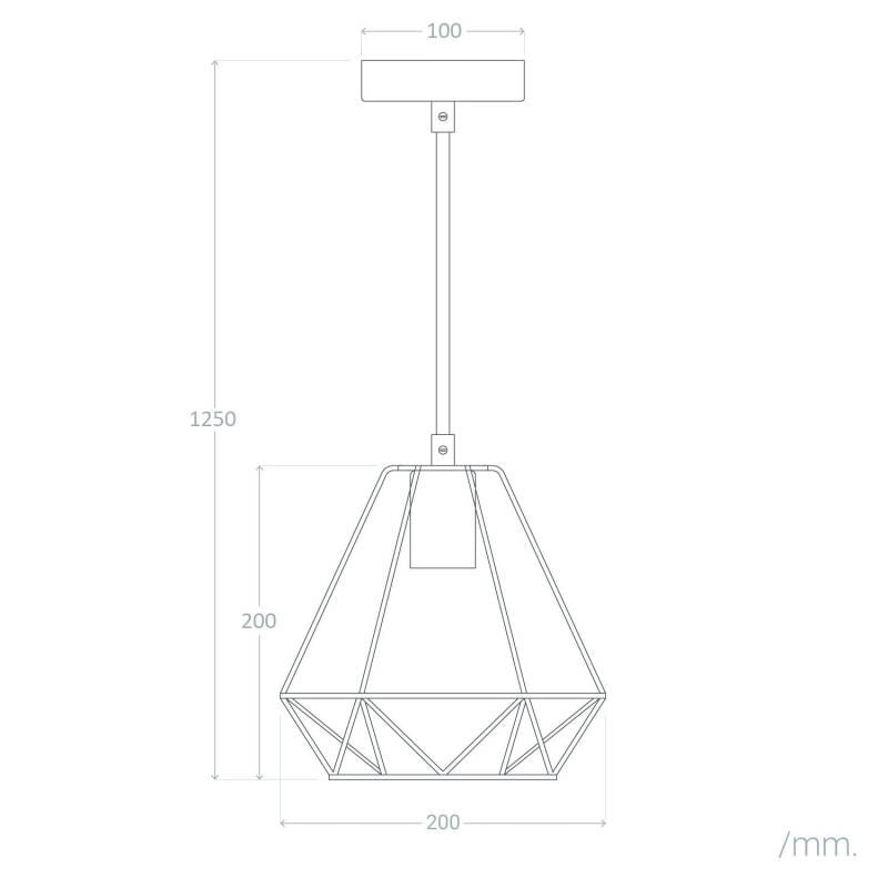 VerlichtWonen Hanglamp Metaal Sardinie