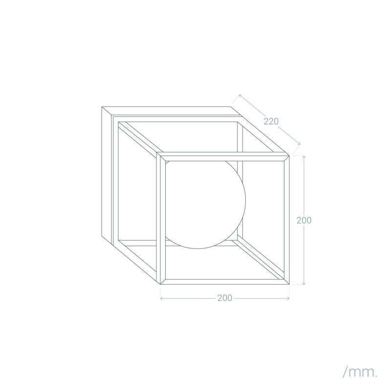 VerlichtWonen Wandlamp Outdoor Metaal en Glas Tuuk - VerlichtWonen