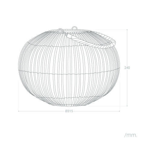 VerlichtWonen Tafellamp Outdoor Solar LED van Rotan Sackville