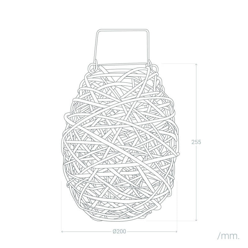 VerlichtWonen Tafellamp Outdoor Solar Rotan Bali