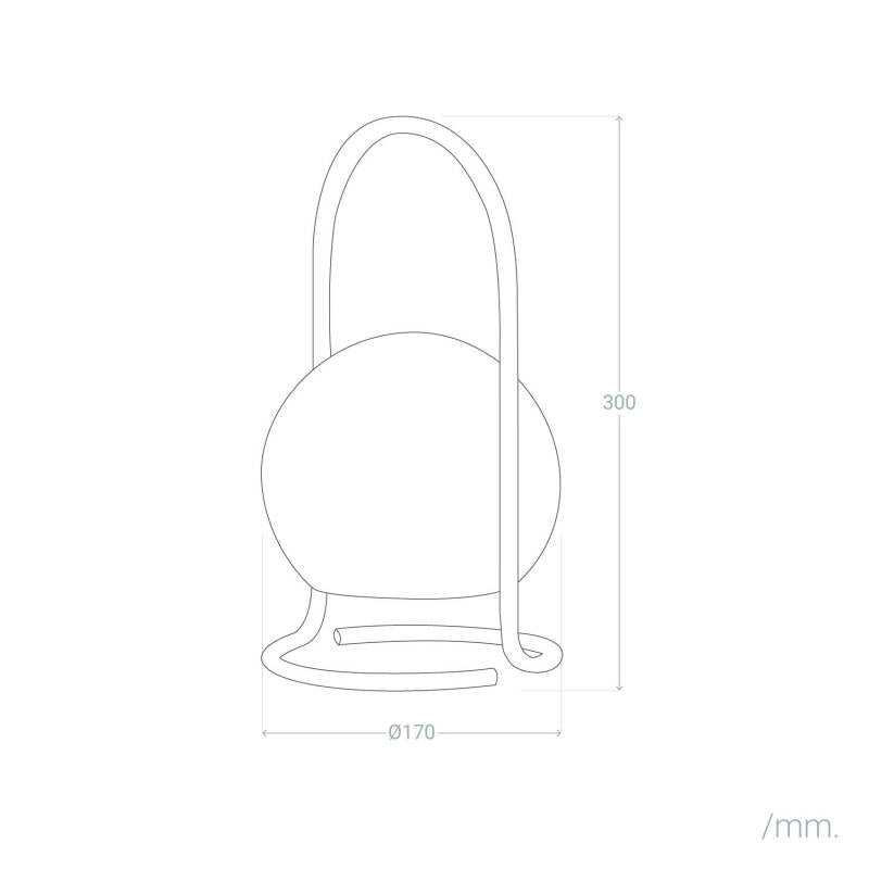 VerlichtWonen Tafellamp Outdoor LED Metaal met USB oplaadbaar Duisburg - VerlichtWonen