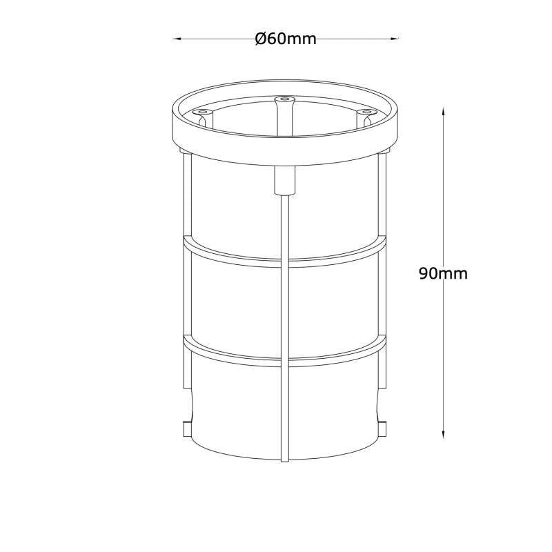 VerlichtWonen Grondspot Inbouw 3W LED Ceuti