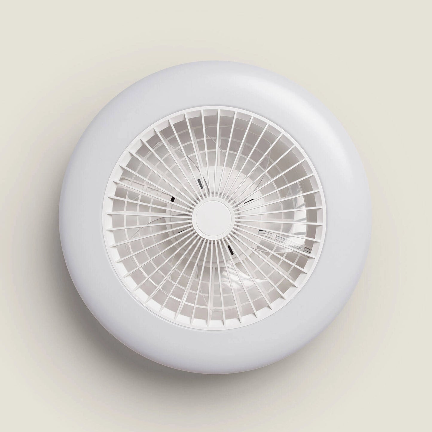 VerlichtWonen Plafondventilator LED Wit Bari - VerlichtWonen