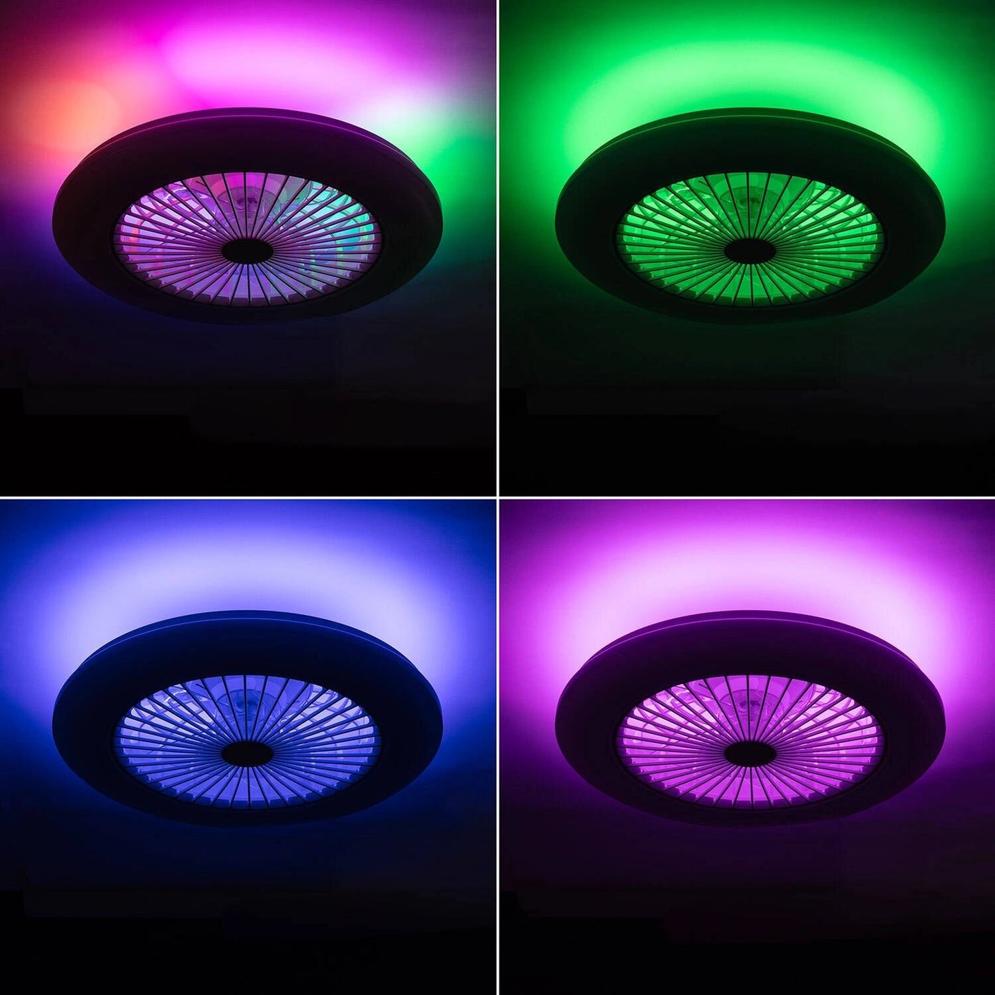 VerlichtWonen Plafondventilator LED Wit Bari - VerlichtWonen