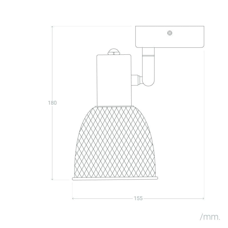 VerlichtWonen Lamp Aluminium Richtbaar 1 spot Balearen - VerlichtWonen