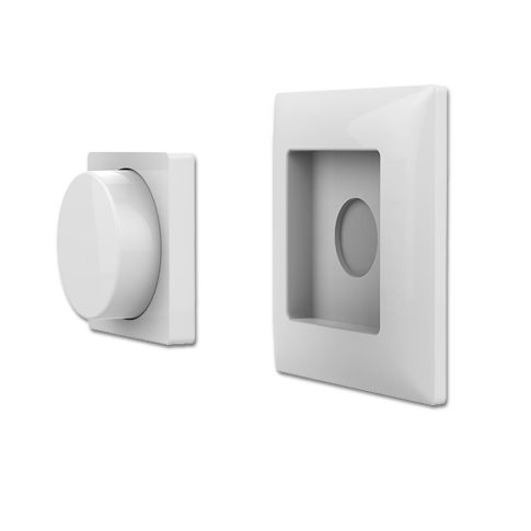 Dynamische witte 1 - zone draaiknop - afstandsbediening voor opbouwmontage met batterij - VerlichtWonen